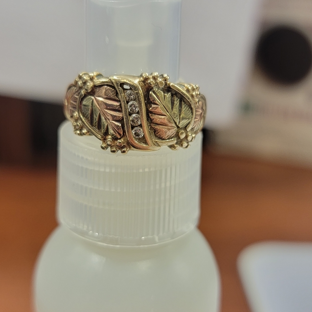 Black hills gold ring